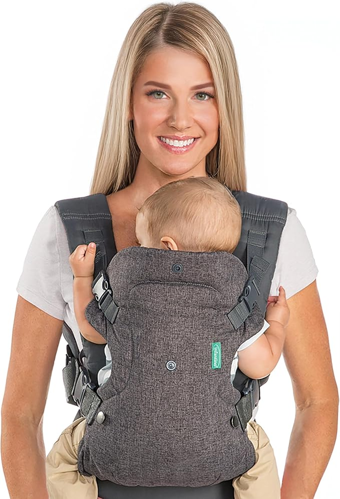 Infantino Flip 4-in-1, one of the best budget baby carriers, four positions under $40